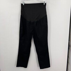 Loft Women's Maternity Black Straight Leg Pants Size 14M
